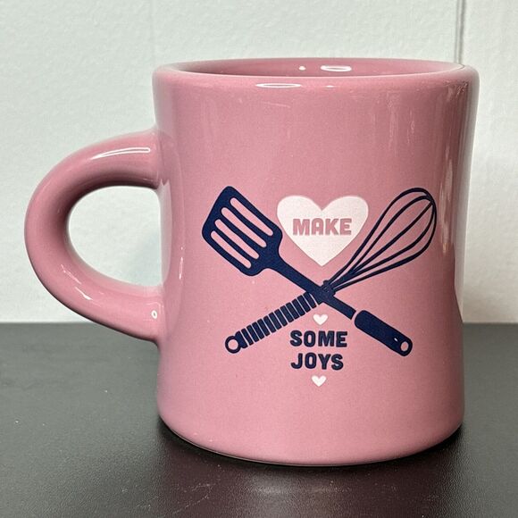 LIFE IS GOOD HOME HEAVY DINER COFFEE MUG 12 OZ "MAKE SOME JOYS" COOKING - Picture 1 of 6